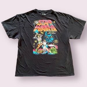 Mad Engine Star Wars Black Star Duel Graphic T-Shirt